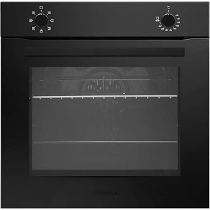Respekta Einbaubackofen AB121MS-26, autark in matt-schwarzem Design, Energieeffizienzklasse A, 72 Liter, 7 Beheizungsarten, Auftaufunktion, dampfunterstützte Garfunktion – Bild 1