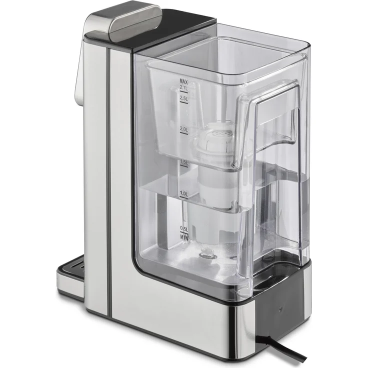 Caso HW660 Turbo Heißwasserspender, 2600 W, 40 - 100°C, 100-400 ml, heißes Wasser in Sekunden, effizient und energiesparend, schwarz Edelstahl – Bild 4