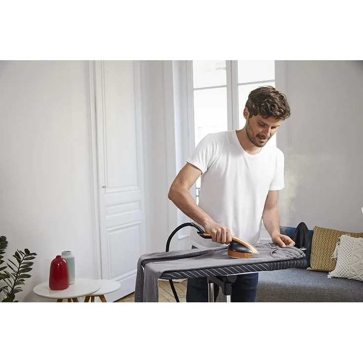 Tefal QT2020 Ixeo Power All-in-One Dampfglätter, 2170 W, Dauerdampf 90 g-min, Dampfstoß 200 g-min, 3-Positionen Smart Board, schwarz-Kupfer, Steamer – Bild 8