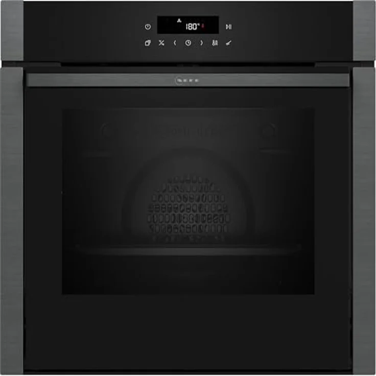 Neff B5ACJ7HG3, N50 Einbaubackofen Graphite Grey mit Hide, Pyrolyse, 7 Beheizungsarten, LED Display, EasyClean, Made in Germany – Bild 1