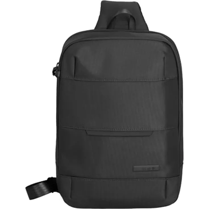 Travelite Workfloow Umhängetasche, 23 cm, schwarz, 100% Nylon, kompakt und funktional