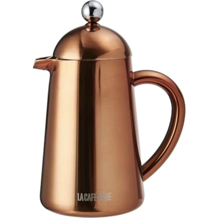 La Cafetière Havana, isolierte Kaffeemaschine für 3 Tassen, Kupferfinish, inklusive Ersatzfilter – Bild 1