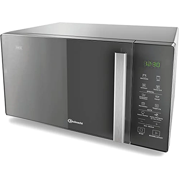 Bauknecht MW 254 SM Kombi-Mikrowelle mit Grill, 900 Watt, 25 Liter Garraum, Standgerät, Dampfgarfunktion, Joghurt-Funktion, Schmelzfunktion, Warmhalte-Funktion, schwarz – Bild 5