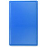 Hendi Schneidbretter HACCP Gastronorm 1/1, Schneidebrett mit einer Seite glatt und der anderen Seite mit Rille