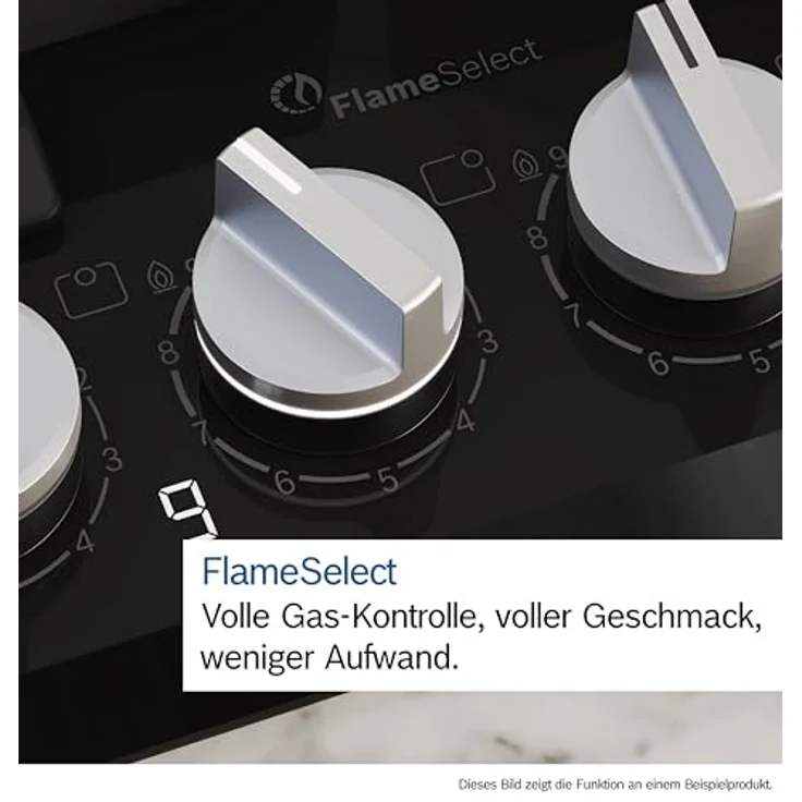 Bosch Serie 8 PRS9A6H40, autarkes 90 cm Gaskochfeld mit 5 Zonen, Schwarz – Bild 11