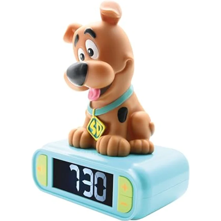 Lexibook Scooby-Doo Nachtlicht-Wecker RL800SDLXB mit LCD-Anzeige und einstellbarer Alarmfunktion – Bild 3