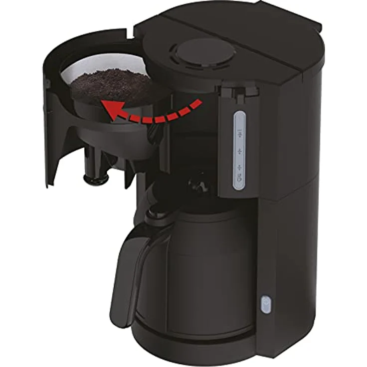 Krups KM303810 ProAroma Thermo-Filterkaffeemaschine F312 (800 Watt, für 10-15 Tassen Kaffee) schwarz – Bild 4