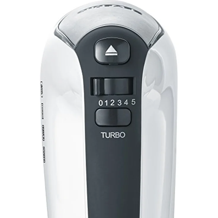 SEVERIN Handmixer mit Spiralkabel, ca. 400 W, HM 3830, Weiß-Schwarz – Bild 5