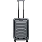 Bric's 4W Business Trolley S Porsche Design Hartschalenkoffer Roadster, Handgepäckkoffer mit 4 Rollen, Ultraleicht, USB-Anschluss, TSA-Verschluss, 38x55x23/27 cm, Dunkelblau-Matt