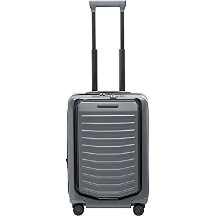 Bric's 4W Business Trolley S Porsche Design Hartschalenkoffer Roadster, Handgepäckkoffer mit 4 Rollen, Ultraleicht, USB-Anschluss, TSA-Verschluss, 38x55x23/27 cm, Dunkelblau-Matt – Bild 1