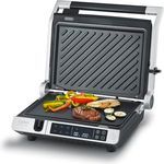 Caso SteakMaster Pro, 3-in-1 Doppel-Kontaktgrill mit Digital-Touch, Grillthermometer, Antihaftplatten, 2000W, 80-240°C, PFAs-frei, spülmaschinengeeignet