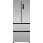 PKM FD403ENFDIX Kühl-Gefrierkombination, NoFrost, French Door, Inox-Design, 403 L, 2-türig, Display, 145 L 4 Sterne Gefrierfach, Touch Control, Nur 37 dB