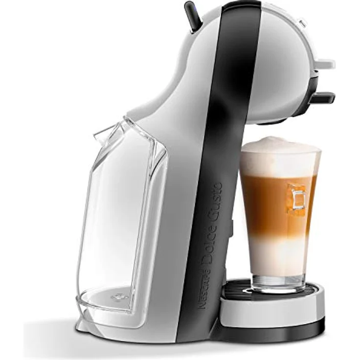 Krups KP123B Dolce Gusto Maschine Mini Me, Kaffeekapselmaschine, über 30 verschiedene Getränke vollautomatisch, Heiß- und Kaltfunktion, 1500 Watt, Artic-Grey/schwarz – Bild 2