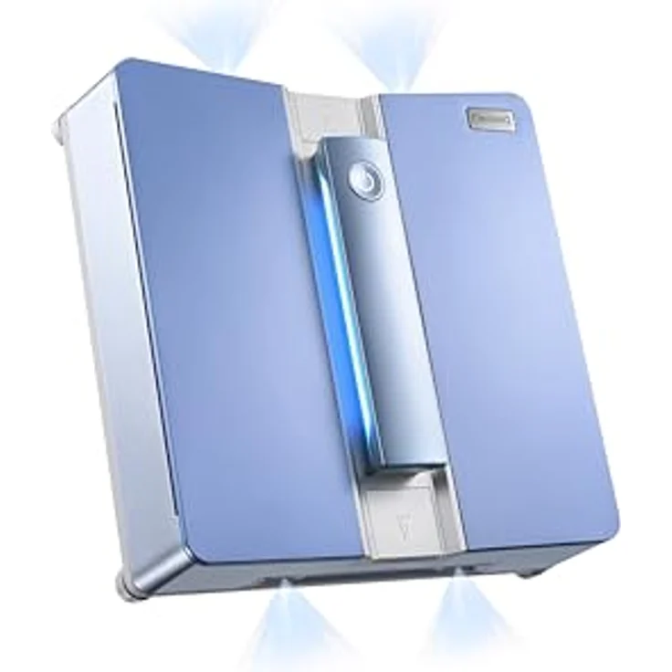 ClevioniQ X9 Pro Elektrischer Fensterputzer mit 4-Wege-Sprühfunktion, Präziser Navigation, Randerkennung und Deutscher Sprachausgabe, Leiser Betrieb – Bild 1