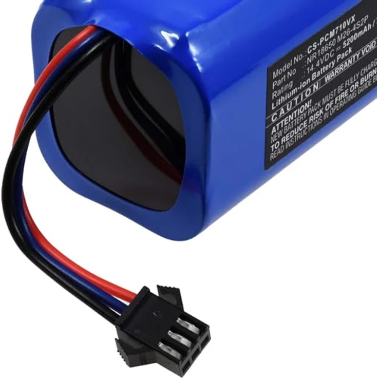 Powery Akku für Lenovo T1 Pro T1S pro, Li-Ion Staubsauger-Akku mit 5200 mAh, 14.4 V – Bild 5