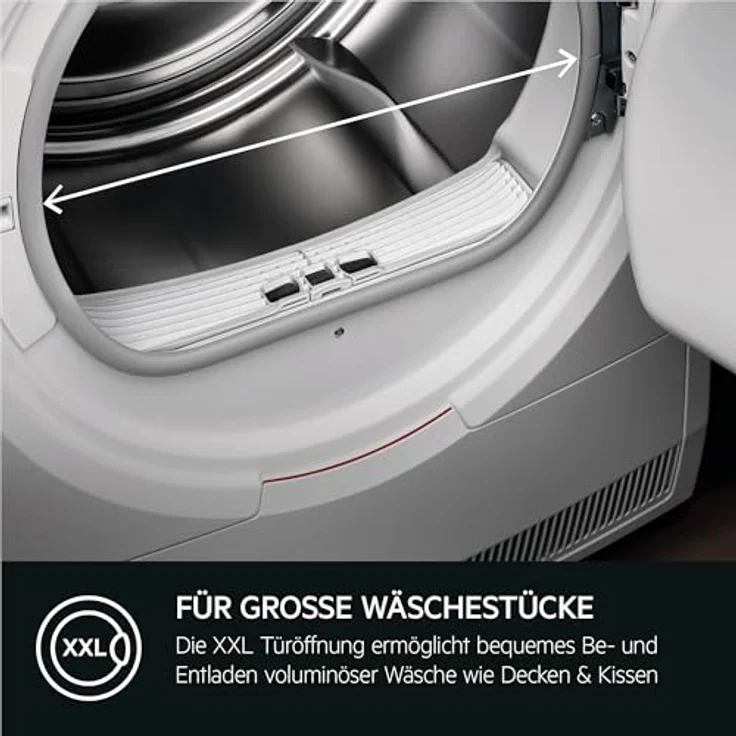 AEG TR7T50580, Wärmepumpentrockner mit ProSense® Mengenautomatik und MixDry Programm – Bild 9