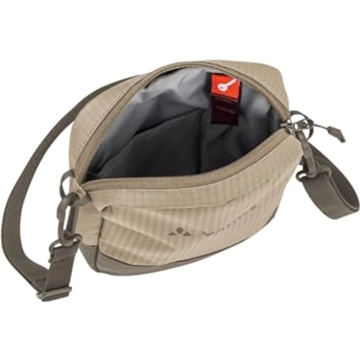 Vaude CityBen Umhängetasche, 17 cm, 100% PET, beige, 17 x 5 x 22 cm – Bild 4