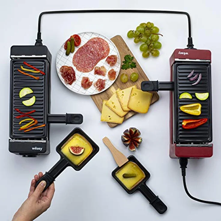 Weasy TIK12 Raclette-Set schwarz für 2 Personen – Bild 8