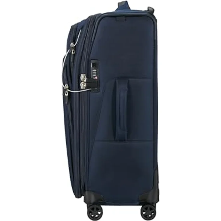 Samsonite Spark SNG Eco, Weichgepäck Koffer 67 cm mit 4 Rollen, TSA Schloss, leicht & erweiterbar, blau (Midnight Blue) – Bild 3