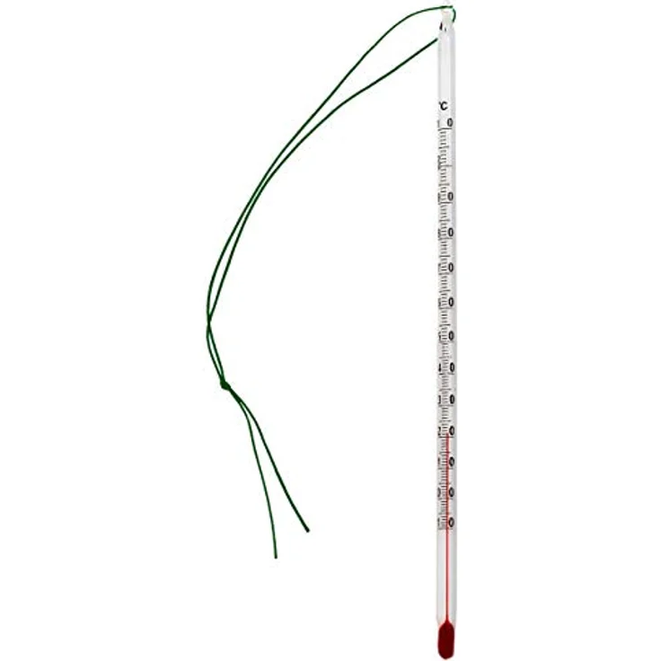 Lantelme Teethermometer Glas 24cm, Analog Thermometer mit Temperaturkontrolle von -10°C bis 110°C für Tee und Einkochen – Bild 1