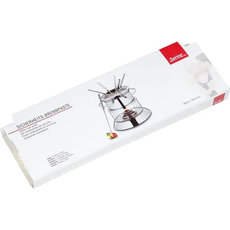Spring Spring Fire Brennpaste 3er Set, Nachfüllpack für den Pastenbrenner, 3 Becher à 80 g