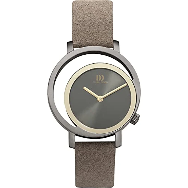 Danish Design Damen-Uhr Analog Quarz One Size Anthrazit 32020129 mit Durchmesser 3,2 cm – Bild 1