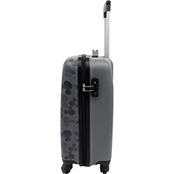 Undercover Kinder Hartschalen Trolley Handgepäck, 4 Rollen, 21 x 56 x 35 cm - 36 l, Motiv: Mickey Mouse – Bild 3