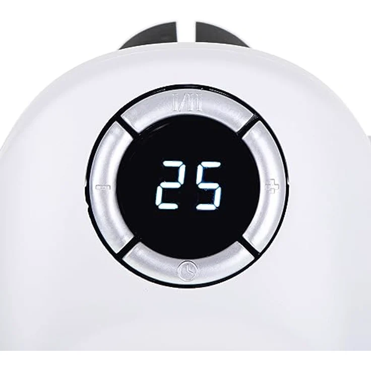 ADLER EUROPE Hochleistungsfähiger Heizlüfter Klein, Tragbare Mini Heizung für Räume bis zu 32m2, Digitale LED-Anzeige, Weiß – Bild 3