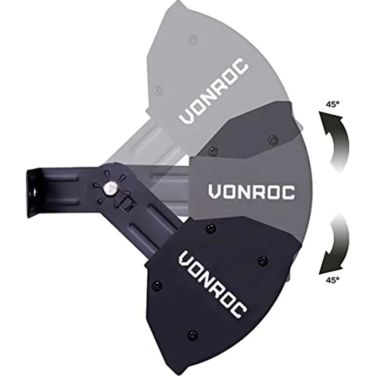 VONROC Marsili 2000W Terrassenheizung, effiziente Low Glare Lampe mit 2 Heizstufen und Fernbedienung – Bild 4