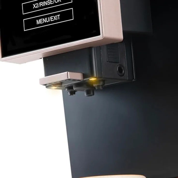 Domo DO743K Kaffeevollautomat, 19 Bar Druckpumpe, 1,1L, Touchscreen, Milchaufschäumdüse, Roségold/Schwarz – Bild 3