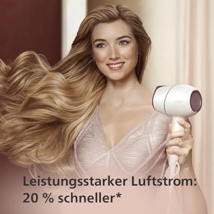 Philips BHD628-00 Prestige Haartrockner, 1800 Watt, Stylingdüse, Trocknungsdüse, Diffusor, weiß – Bild 4