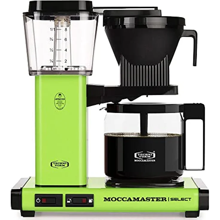 Moccamaster 53985 KBG Select Filterkaffeemaschine, Aluminum, 1.25 liters, Fresh Green – Bild 2