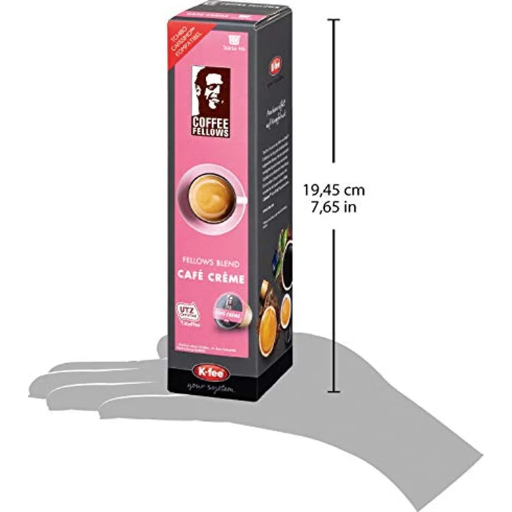 Coffee Fellows BLEND CAFÉ CRÈME Kaffeekapseln, 120 Stück, kompatibel mit Tchibo Cafissimo(R)*, 12er Pack (12 x 75 g)  – Bild 4