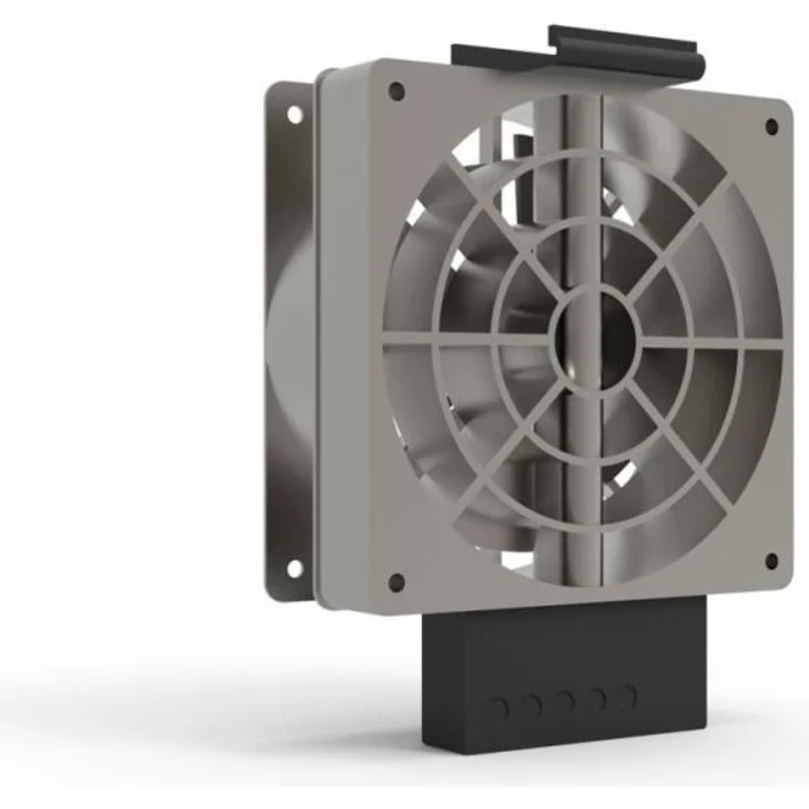 nVent Hoffman EHV300, Heizlüfter mit 300 Watt Leistung und 108 m³/h Luftstrom, kompakt für Innenräume