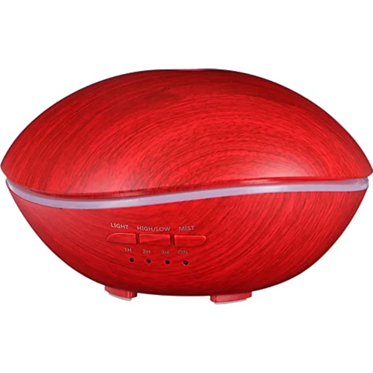 Sixtol Aroma Diffuser, aromatischer Luftbefeuchter aus steinrot Holz, 500 ml – Bild 1