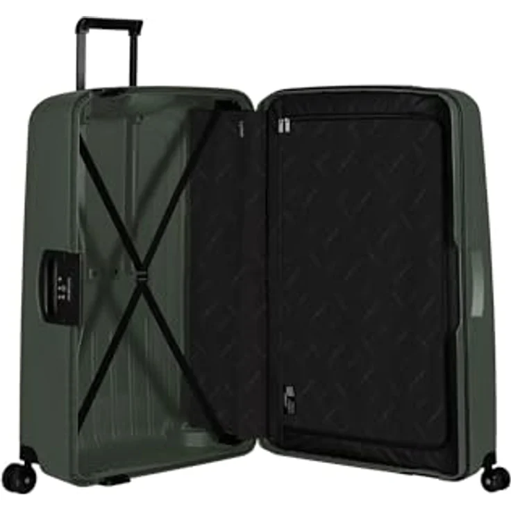 Samsonite S'Cure - Renewed Spinner XL, 81 cm Koffer mit 138 L Volumen, Grün (Dark Green), leicht & robust, 3-Punkt-Verschlusssystem, nachhaltige Materialien – Bild 5