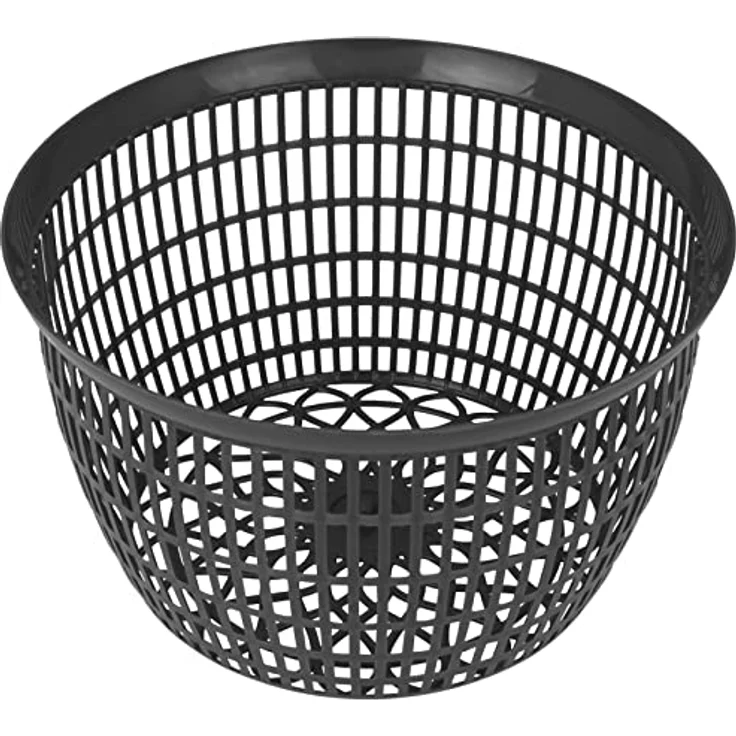 Salatschleuder 5L Serie Nora mit Farbwahl Salat Schleuder Küchenhelfer Salattrockner Kurbel Deckel Ausgießer (Grau) – Bild 4