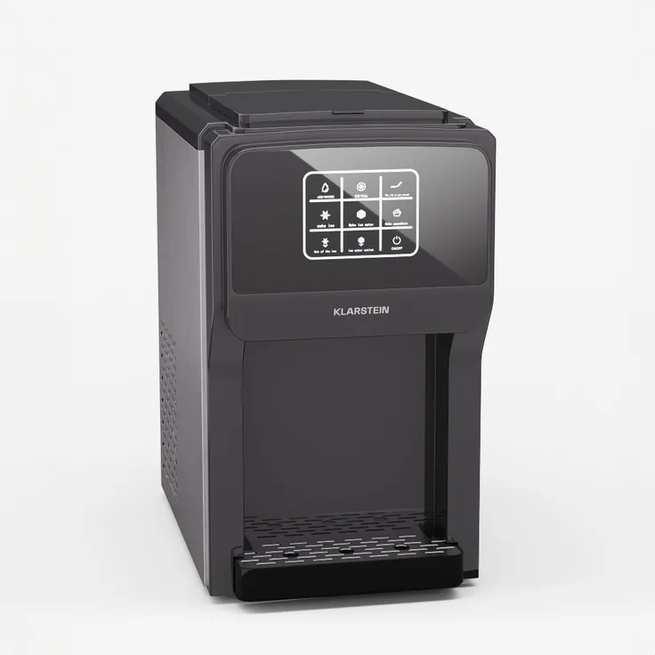 Klarstein ArcticBlend 3in1 IceMaker, Eiswürfelbereiter mit 6 L Wassertank und 20 kg Eis pro Tag