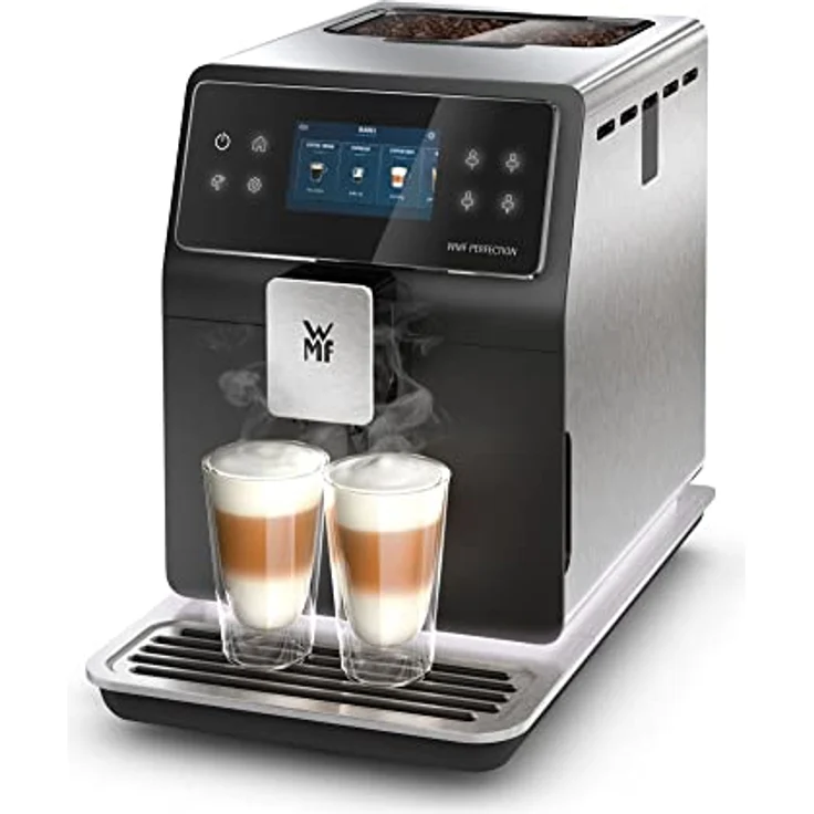 WMF Perfection 880L Kaffeevollautomat mit Milchsystem,18 Getränkespezialitäten, Double Thermoblock, Edelstahl-Mahlwerk, Nutzerprofil, 1l Milchbehälter – Bild 1