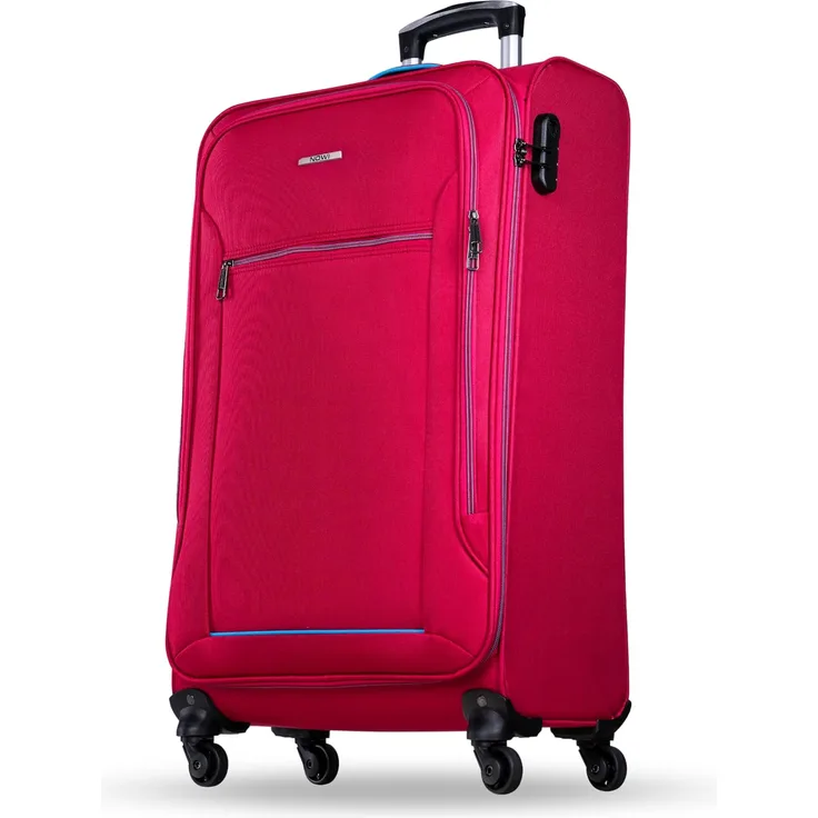 Nowi Koffer Sevilla 4 Rollen Trolley 75 cm Rosa-Blau (76 l, XL)