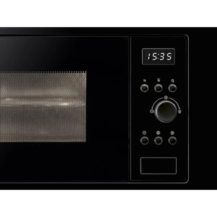 Oranier Mikrowelle, Schwarz, mit Kindersicherung, Garraumbeleuchtung, elektronischem Bedienfeld und LED-Display, 59.5x38.4x31.9 cm – Bild 2