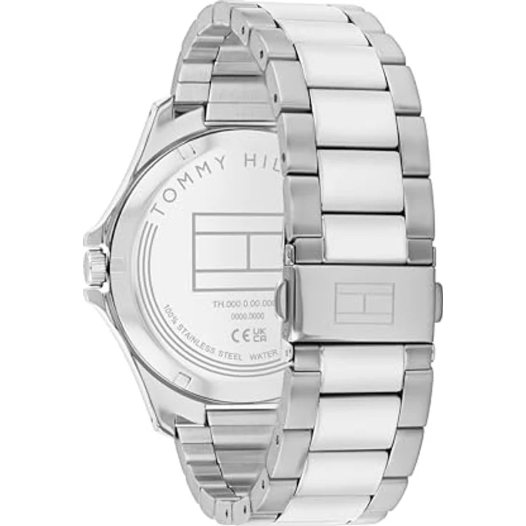 Tommy Hilfiger Quarzuhr BRUCE 1710672, Herrenuhr mit grünem Zifferblatt und Edelstahlarmband – Bild 4