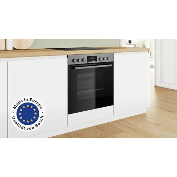 Bosch HND411LS67, Herdset mit 71 l Garraum, 3D-Heißluft und Bräterzone 2400 W – Bild 2