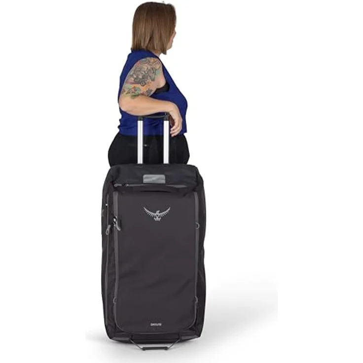Osprey Daylite 115, 2 Rollen Reisetasche mit 115 l Volumen, Schwarz, 82 cm, wetterfest und arretierbarer Griff – Bild 12