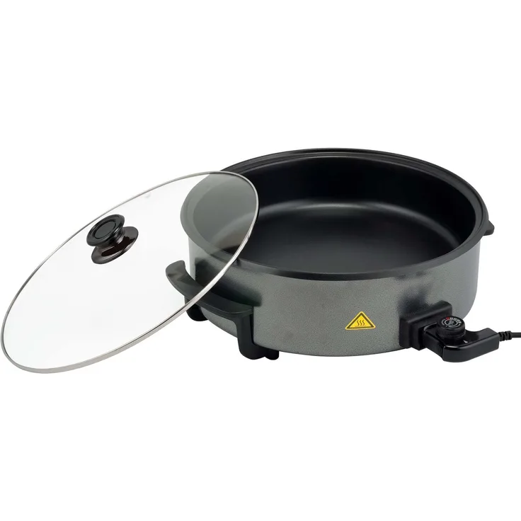 Royalty Line PP42XXL, Multifunktions-Pfanne mit abnehmbarem Kabel, 5 Temperatureinstellungen und Antihaftbeschichtung