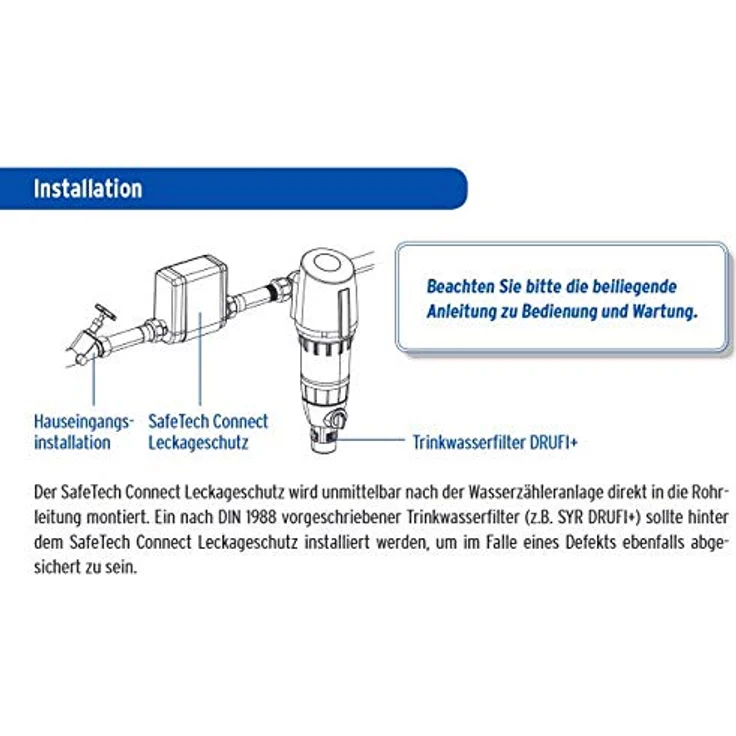 SYR SafeTech Connect, internetgestützter Leckageschutz, DN 25 – Bild 3