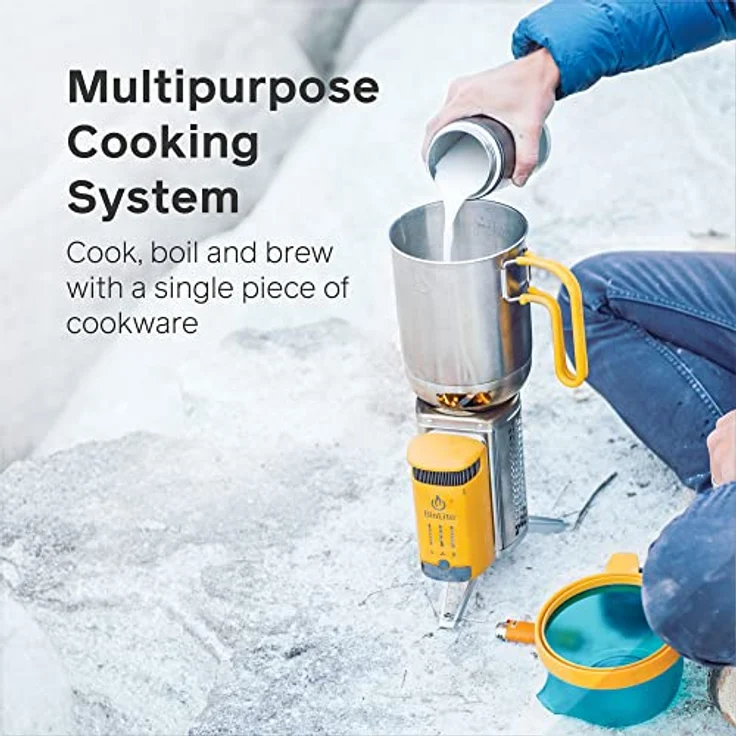 BioLite, CampStove KettlePot & Kaffee Set, Edelstahl Kochgeschirr Zubehör für Camping & Outdoor – Bild 3