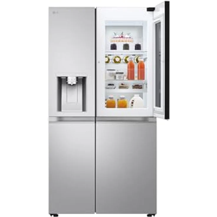 LG GSXE90MBAD, Side-by-Side Kühlkombination, 628 l, Silber, mit Smart Inverter Compressor® und InstaView® Technologie – Bild 3