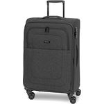 REDOLZ Essentials 12 MEDIUM Weichschalen Koffer für Männer & Frauen | Leichter Trolley 67 cm mit 4 Doppelrollen & TSA-Schloss (mit Dehnfalte erweiterbar)