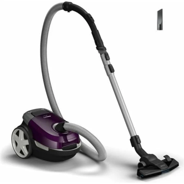 Philips XD3100/06 Bodenstaubsauger, 900 W, mit Beutel, violett – Bild 4